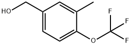 (3-Methyl-4-(trifluoromethoxy)phenyl)methanol Structure