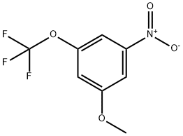 Benzene, 1-methoxy-3-nitro-5-(trifluoromethoxy)- Structure