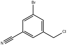 3-Bromo-5-(chloromethyl)benzonitrile Structure