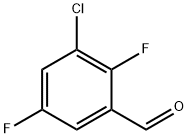 Benzaldehyde, 3-chloro-2,5-difluoro- Structure