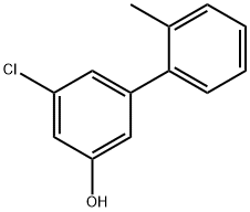 3-Chloro-5-(2-methylphenyl)phenol Structure