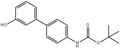 3-(4-BOC-Aminophenyl)phenol Structure