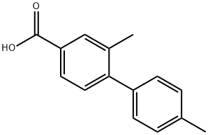 4-(4-Methylphenyl)-3-methylbenzoic acid Structure