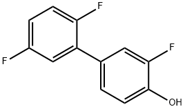 4-(2,5-Difluorophenyl)-2-fluorophenol Structure