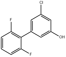 [1,1'-Biphenyl]-3-ol, 5-chloro-2',6'-difluoro- Structure