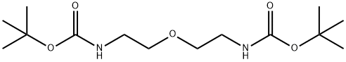 5,10-Dioxa-2,8-diazadodecanoic acid, 11,11-dimethyl-9-oxo-, 1,1-dimethylethyl ester Structure