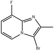 Imidazo[1,2-a]pyridine, 3-bromo-8-fluoro-2-methyl- Structure