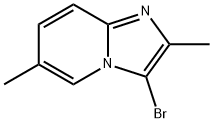 Imidazo[1,2-a]pyridine, 3-bromo-2,6-dimethyl- Structure