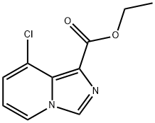 8-Chloro-imidazo[1,5-a]pyridine-1-carboxylic acid ethyl ester Structure