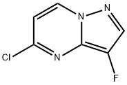 Pyrazolo[1,5-a]pyrimidine, 5-chloro-3-fluoro- 구조식 이미지