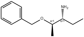 3-Pentanamine, 2-(phenylmethoxy)-, (2R,3R)-rel- Structure