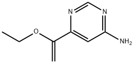 4-Pyrimidinamine, 6-(1-ethoxyethenyl)- 구조식 이미지