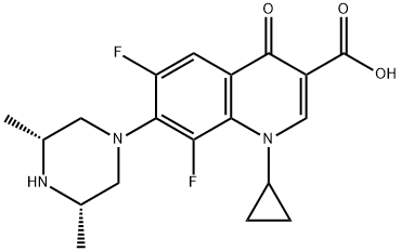 Sparfloxacin Impurity 구조식 이미지