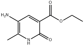 3-Pyridinecarboxylic acid, 5-amino-1,2-dihydro-6-methyl-2-oxo-, ethyl ester Structure