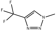 1H-1,2,3-Triazole, 1-methyl-4-(trifluoromethyl)- 구조식 이미지