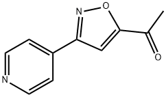 Ethanone, 1-[3-(4-pyridinyl)-5-isoxazolyl]- Structure