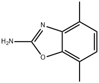 2-Benzoxazolamine, 4,7-dimethyl- Structure