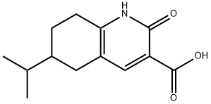 2-oxo-6-(propan-2-yl)-1,2,5,6,7,8-hexahydroquinoline-3-carboxylic acid Structure