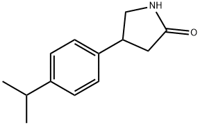 4-(4-isopropylphenyl)pyrrolidin-2-one 구조식 이미지