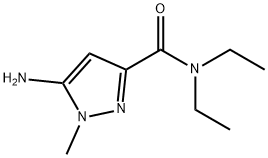 5-amino-N,N-diethyl-1-methyl-1H-pyrazole-3-carboxamide Structure