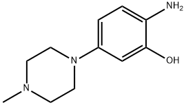 2-amino-5-(4-methyl-1-piperazinyl)-Phenol Structure