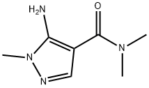 5-amino-N,N,1-trimethyl-1H-pyrazole-4-carboxamide Structure