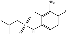 1-Propanesulfonamide, N-(3-amino-2,4-difluorophenyl)-2-methyl- Structure