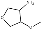 3-Furanamine, tetrahydro-4-methoxy- Structure