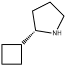 Pyrrolidine, 2-cyclobutyl-, (2S)- Structure