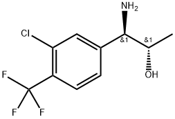 (1R,2S)-1-AMINO-1-[3-CHLORO-4-(TRIFLUOROMETHYL)PHENYL]PROPAN-2-OL Structure