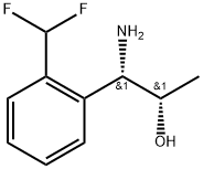 (1S,2S)-1-AMINO-1-[2-(DIFLUOROMETHYL)PHENYL]PROPAN-2-OL Structure