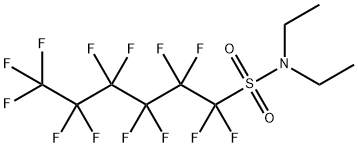 1-Hexanesulfonamide, N,N-diethyl-1,1,2,2,3,3,4,4,5,5,6,6,6-tridecafluoro- Structure