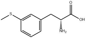 D-Phenylalanine, 3-(methylthio)- Structure