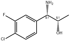 (1S,2S)-1-AMINO-1-(4-CHLORO-3-FLUOROPHENYL)PROPAN-2-OL Structure