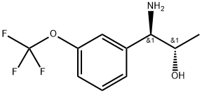 (1R,2S)-1-AMINO-1-[3-(TRIFLUOROMETHOXY)PHENYL]PROPAN-2-OL Structure