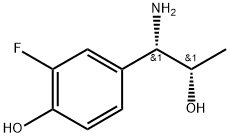 4-((1S,2S)-1-AMINO-2-HYDROXYPROPYL)-2-FLUOROPHENOL Structure