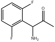 1-AMINO-1-(2,6-DIFLUOROPHENYL)ACETONE 구조식 이미지