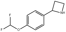 Azetidine, 2-[4-(difluoromethoxy)phenyl]- Structure