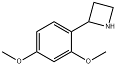 Azetidine, 2-(2,4-dimethoxyphenyl)- Structure