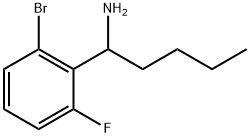 1-(2-BROMO-6-FLUOROPHENYL)PENTYLAMINE Structure