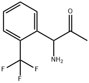 1-AMINO-1-[2-(TRIFLUOROMETHYL)PHENYL]ACETONE Structure