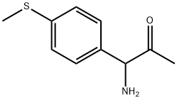 1-AMINO-1-(4-METHYLTHIOPHENYL)ACETONE Structure