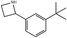 Azetidine, 2-[3-(1,1-dimethylethyl)phenyl]- Structure