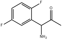 1-AMINO-1-(2,5-DIFLUOROPHENYL)ACETONE Structure