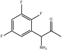 1-AMINO-1-(2,3,5-TRIFLUOROPHENYL)ACETONE Structure