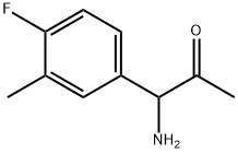 1-AMINO-1-(4-FLUORO-3-METHYLPHENYL)ACETONE Structure