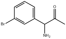 1-AMINO-1-(3-BROMOPHENYL)ACETONE Structure