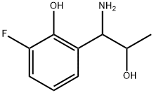 2-(1-AMINO-2-HYDROXYPROPYL)-6-FLUOROPHENOL Structure