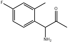 1-AMINO-1-(4-FLUORO-2-METHYLPHENYL)ACETONE Structure