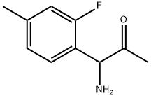 1-AMINO-1-(2-FLUORO-4-METHYLPHENYL)ACETONE Structure